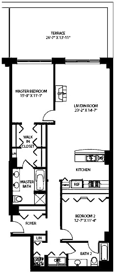 3140 N Sheffield Floorplan - 14 Tier*